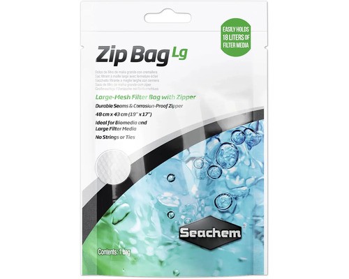 Filtermedienbeutel seachem zip - filtermedienbeutel,